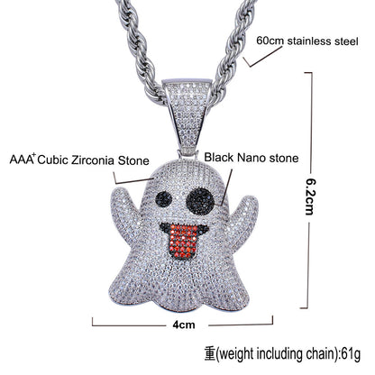 Hip Hop Fashion Copper Pendant Necklace for Men and Women
