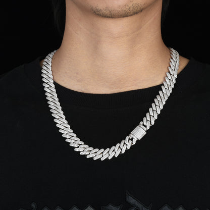 Iced Out 5A CZ Cuban Link Chain Necklace & Bracelet
