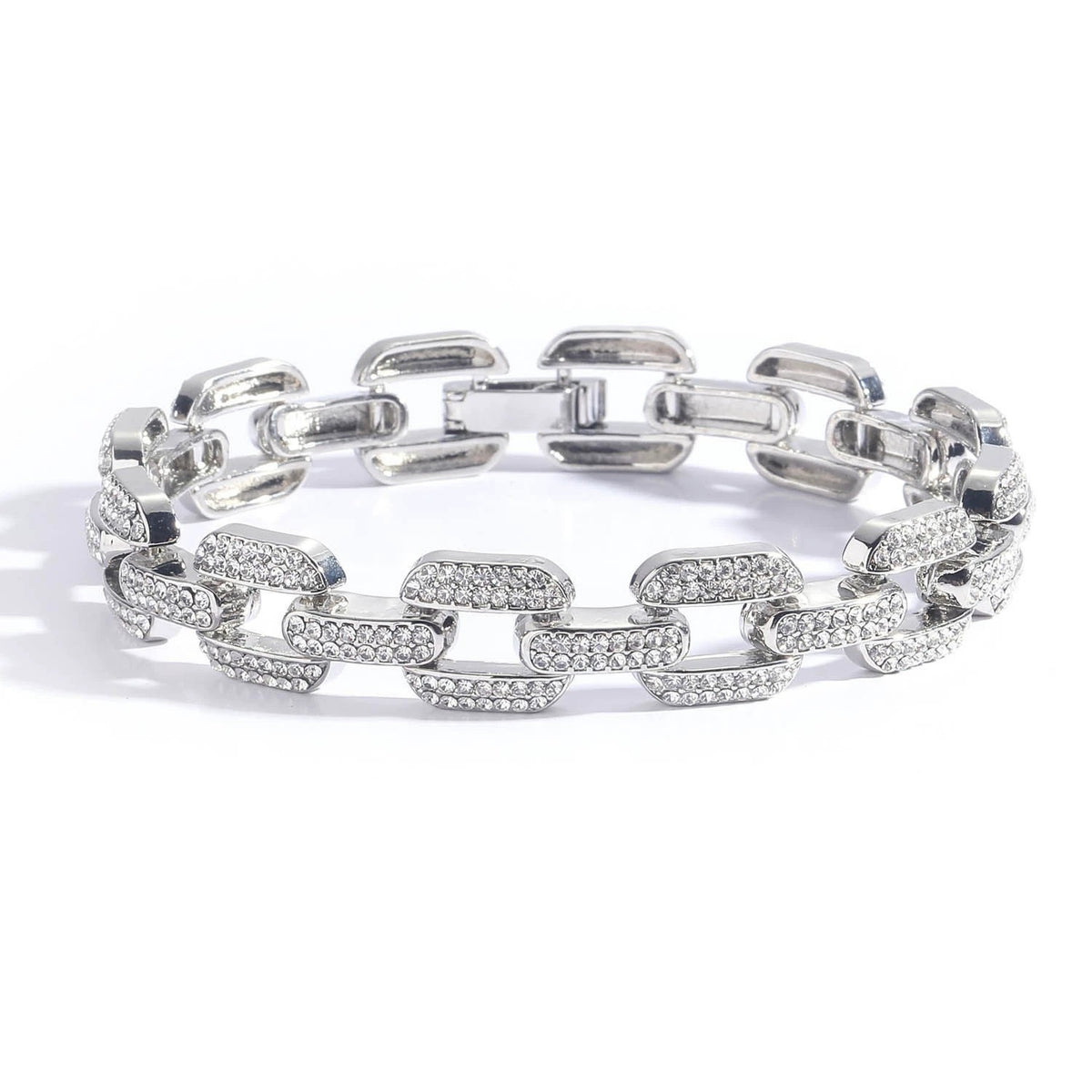Hip Hop Geometric Cuban Link Alloy Necklace for Men product image