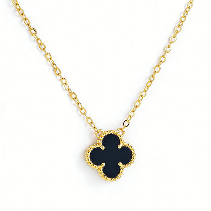 Elegant Clover Pendant Necklace for Women Dainty Everyday Layering Piece