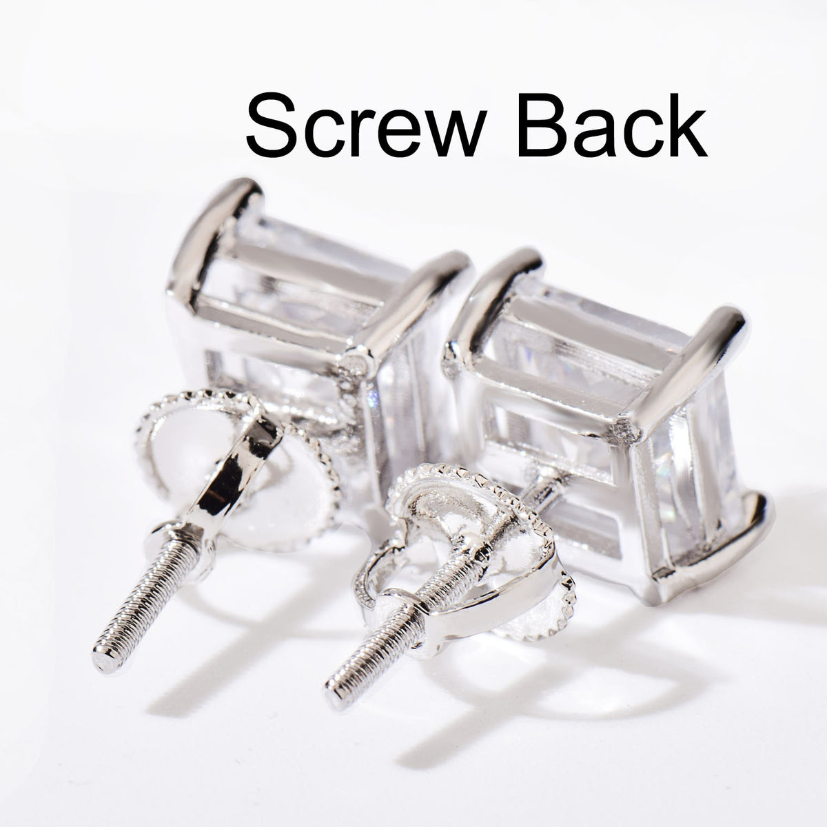 Unisex Princess Stud Earrings Statement Gift product image