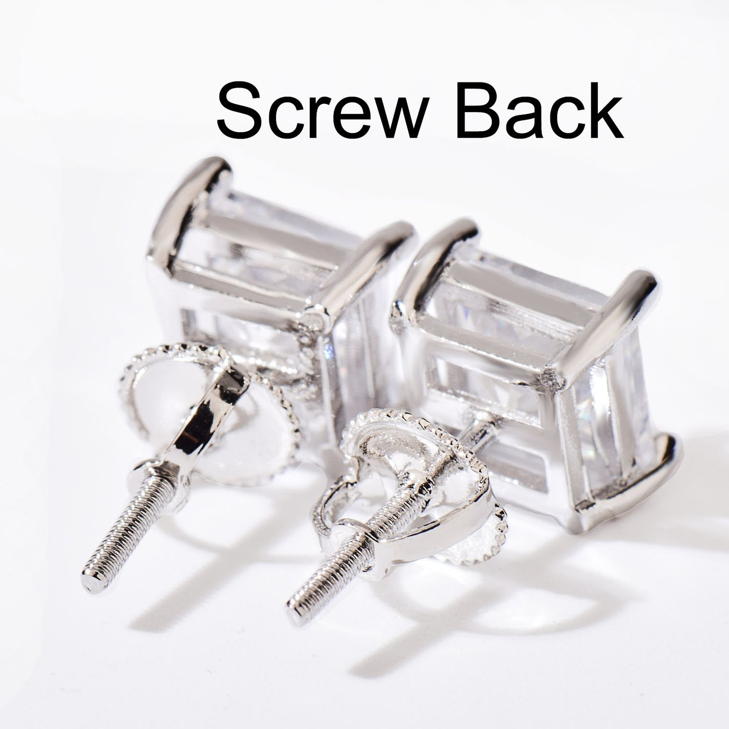 Unisex Princess Stud Earrings Statement Gift