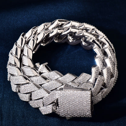 Iced Out Cuban Chain Necklace for Men