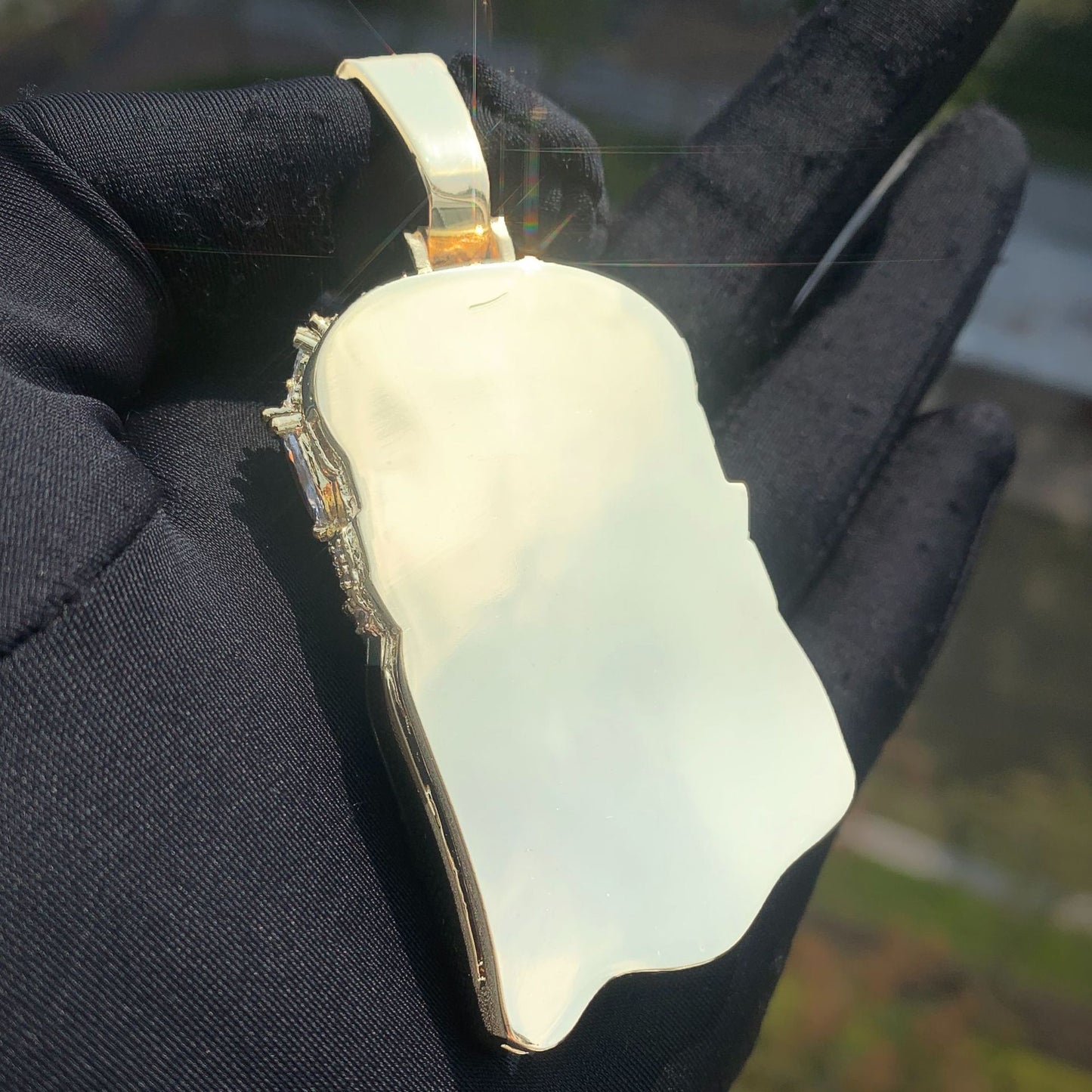 Iced Out Jesus Pendant Necklace