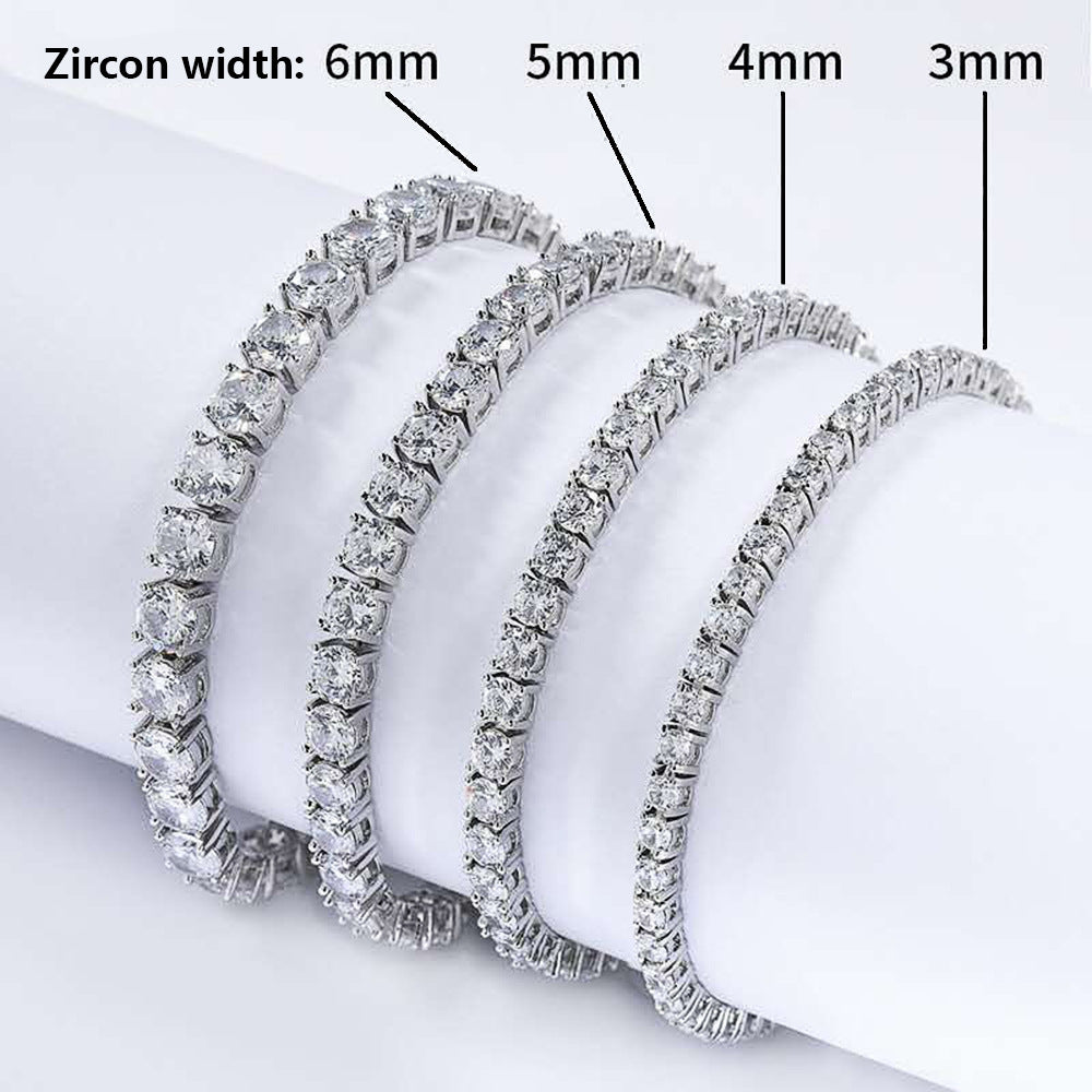 3-5 mm Round CZ Tennis Copper Bracelet - CHA005 product image