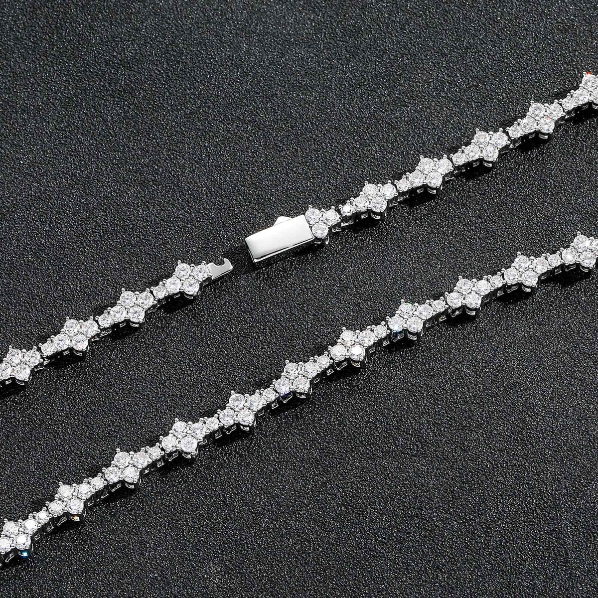 Hip Hop Light Luxury Fashion Cubic Zirconia Bracelet for Men and Women product image