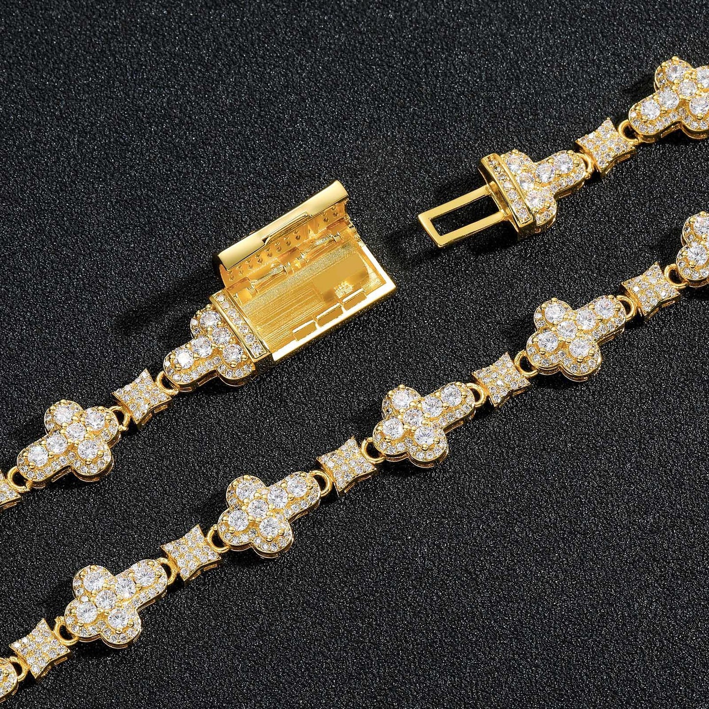 Hip Hop Light Luxury Cuban Link Copper Necklace for Men