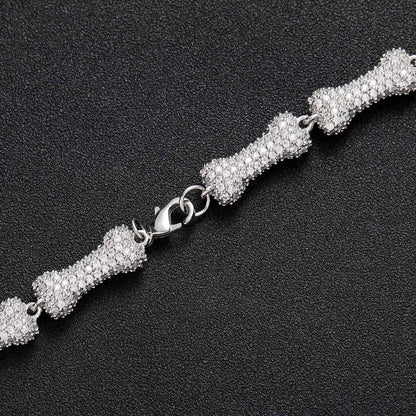 Hip Hop Fashion Cubic Zirconia Bracelet for Men and Women