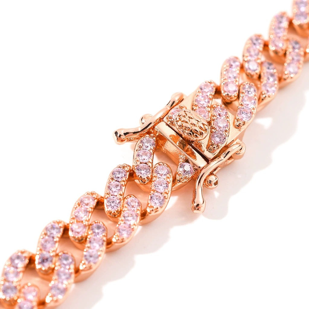 Hip Hop Minimalist Cuban Link Copper Necklace for Men and Women