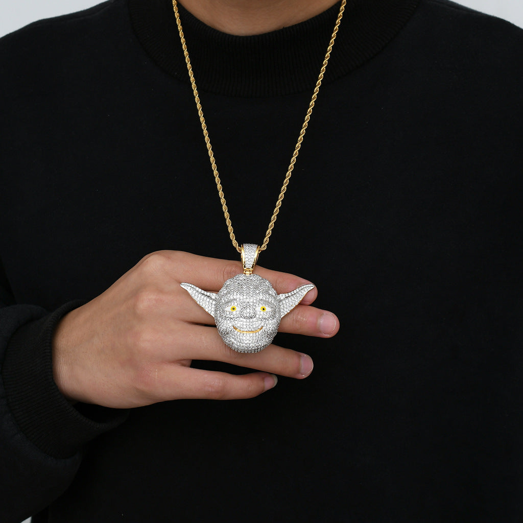 Hip Hop Fashion Stainless Steel Pendant Necklace for Men and Women