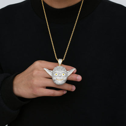 Hip Hop Fashion Stainless Steel Pendant Necklace for Men and Women