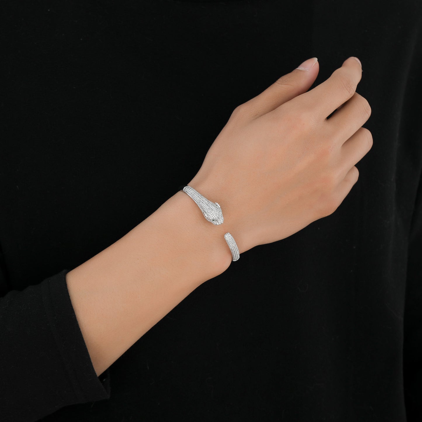 Hip Hop Light Luxury Fashion Cubic Zirconia Bracelet for Men and Women