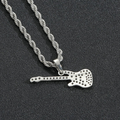 Hip Hop Punk Fashion Copper Pendant Necklace for Men and Women