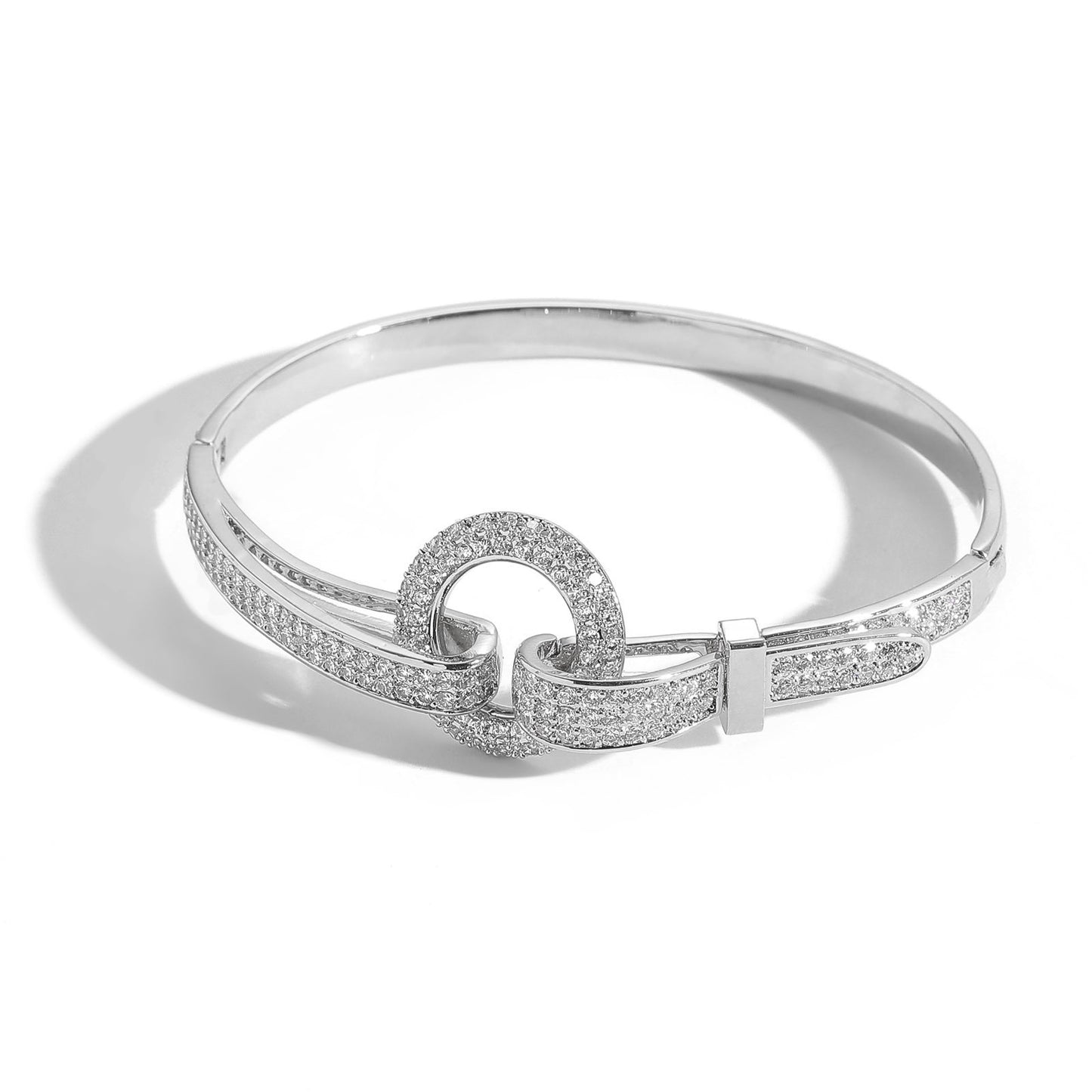 Hip Hop Cuban Link Copper Bracelet for Men and Women