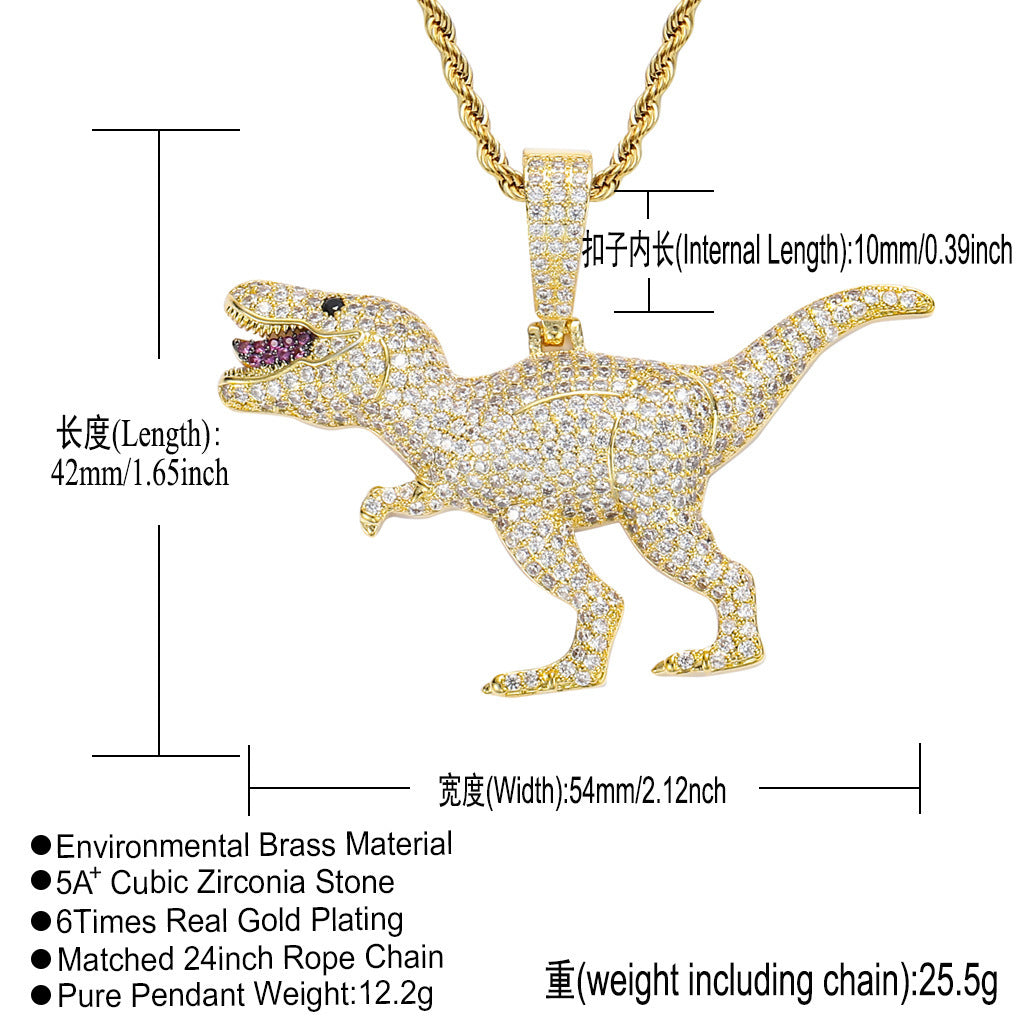 Hip Hop Cuban Link Bubble Cubic Zirconia Necklace for Men and Women