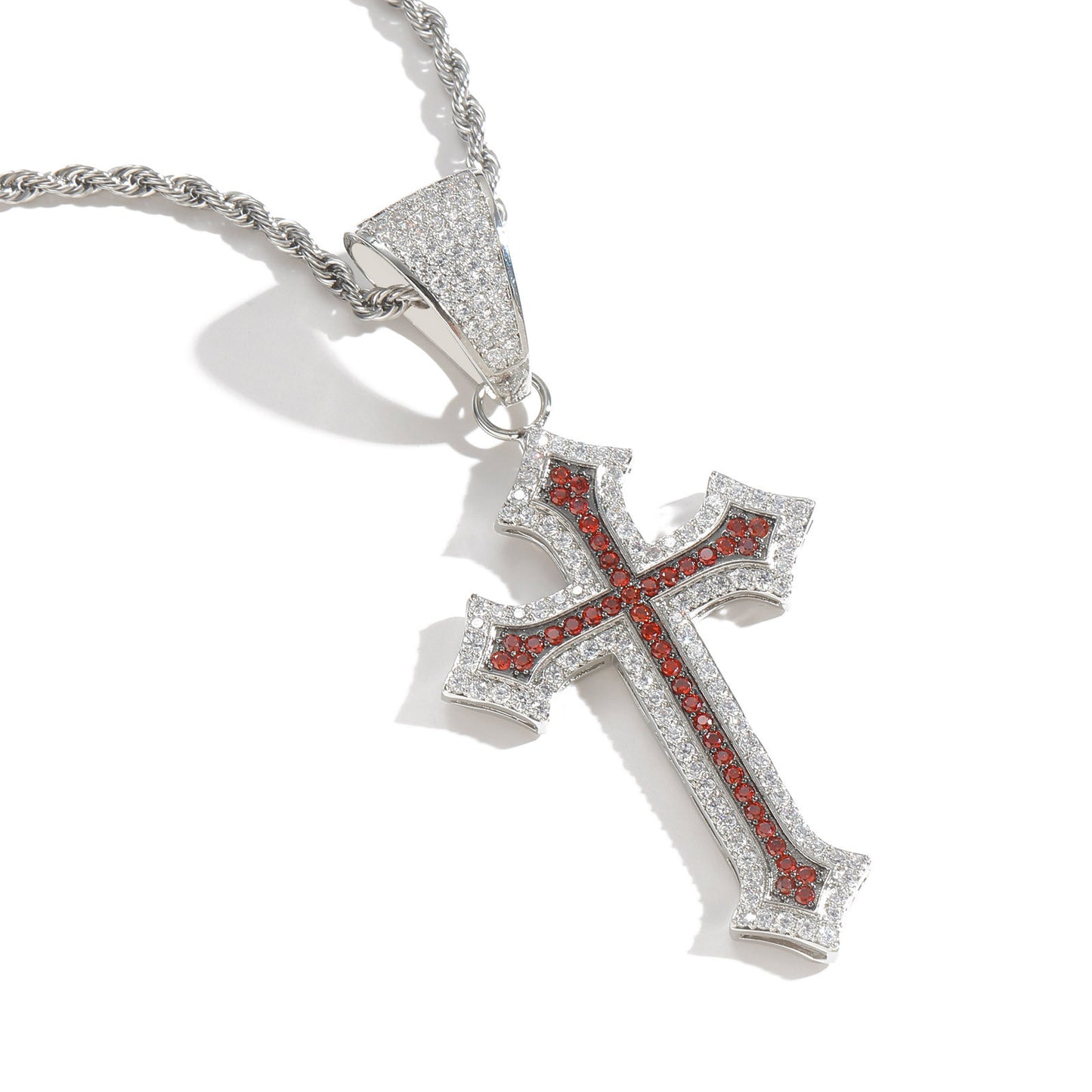 Hip Hop Fashion Cubic Zirconia Necklace for Men and Women