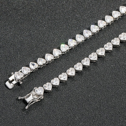 Hip Hop Cuban Link Cubic Zirconia Necklace for Men
