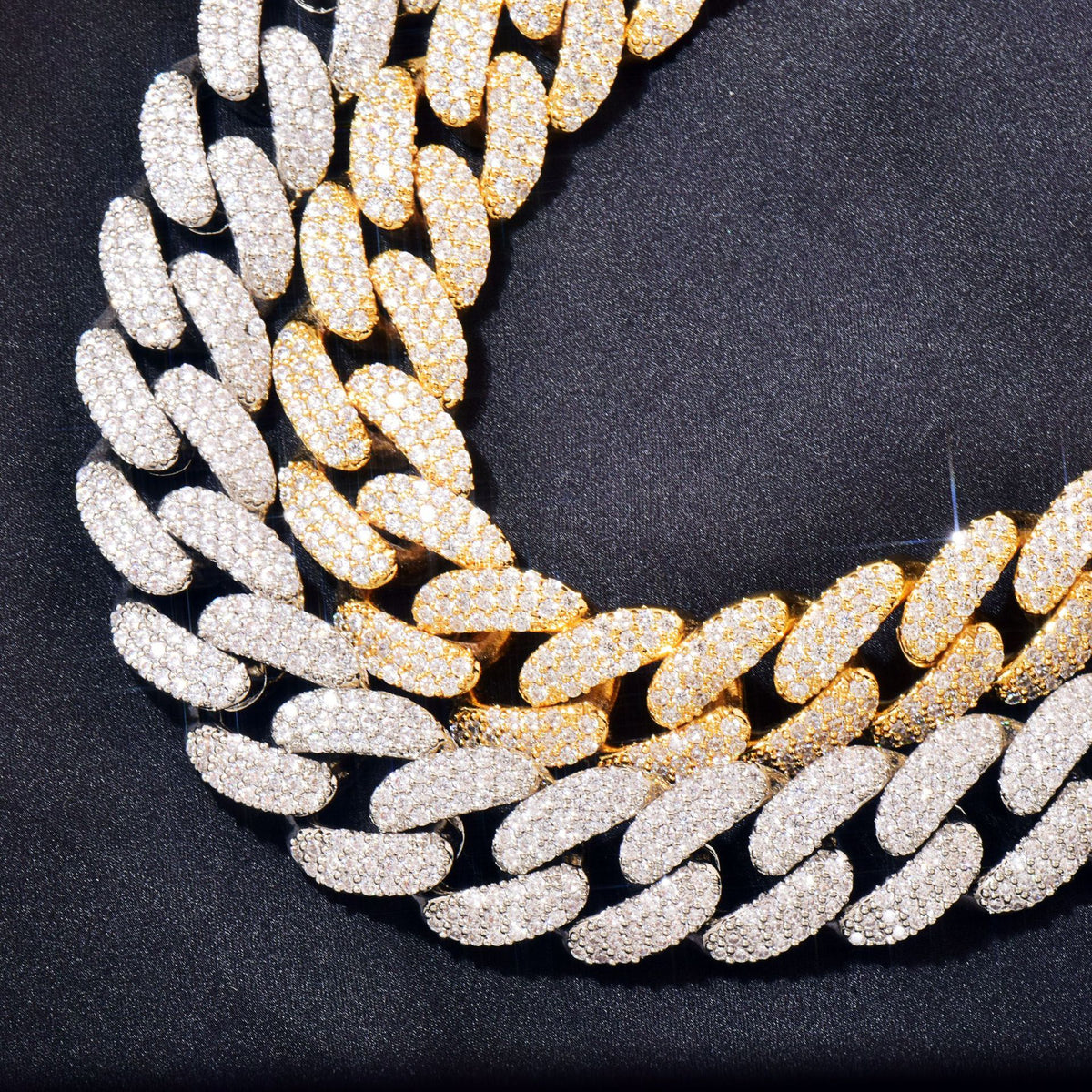 Unisex Iced Cuban Chain Statement Necklace product image