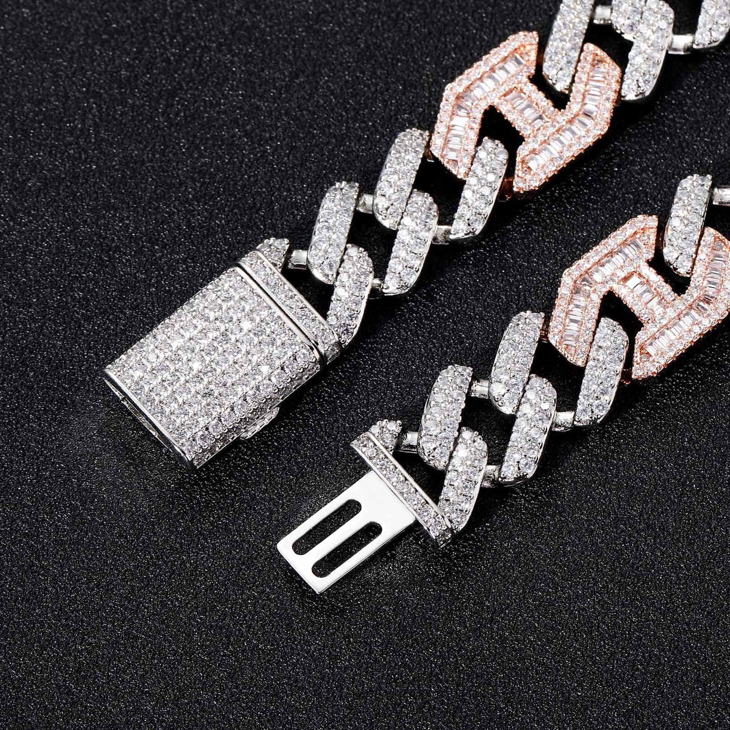 Hip Hop Minimalist Cuban Link Copper Bracelet for Men