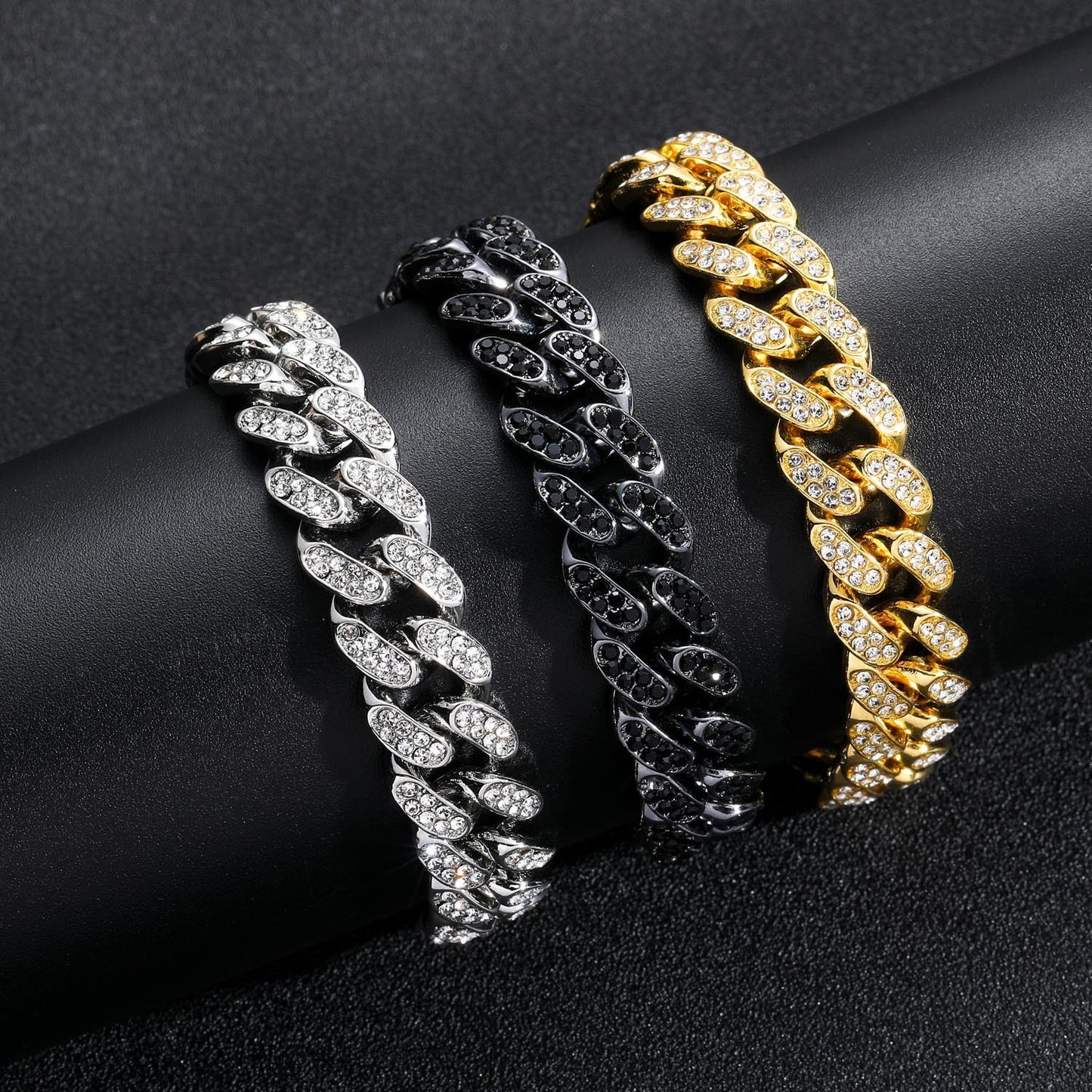 Hip Hop Cuban Link Alloy Jewelry Piece for Men
