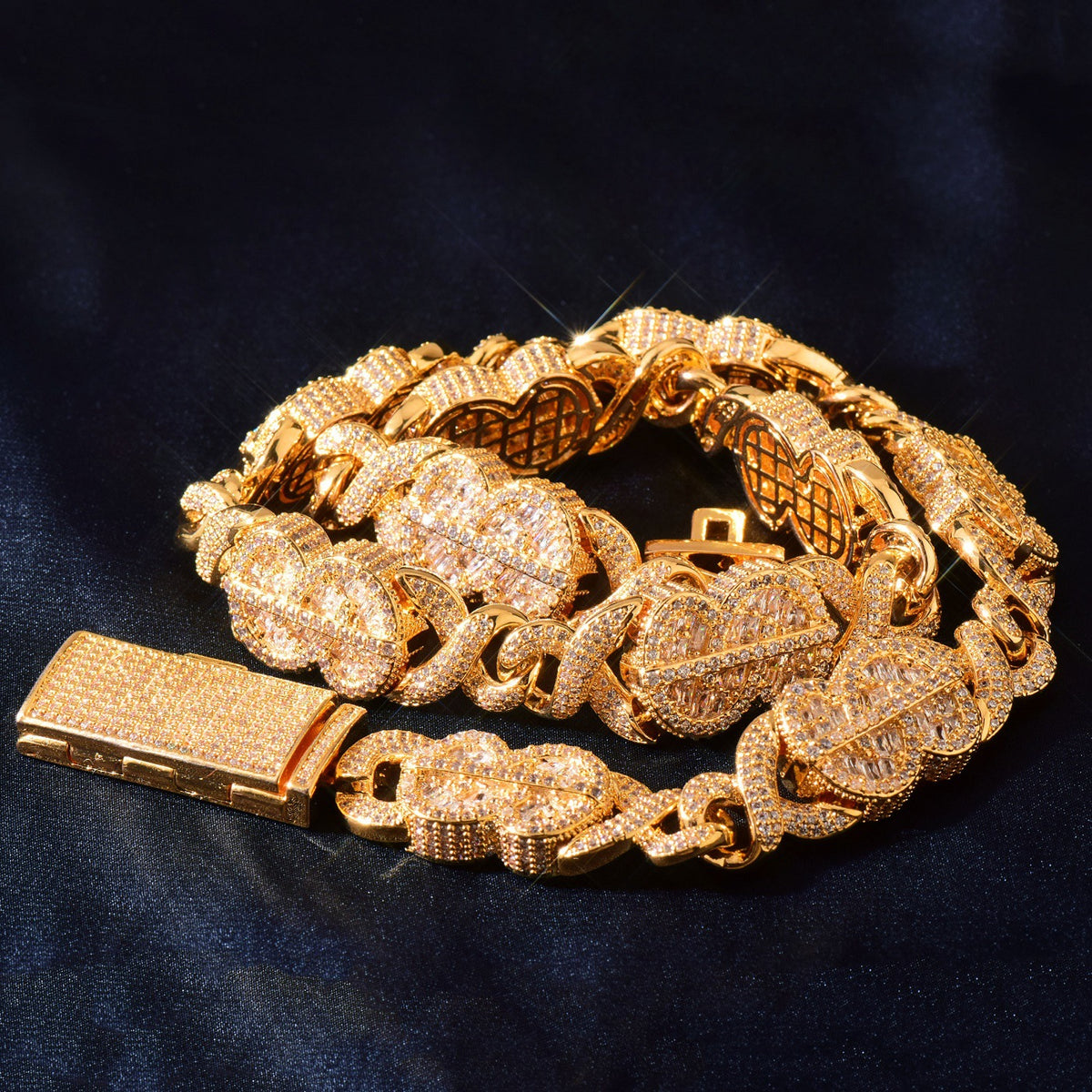 Iced Out Clover Chain Necklace product image