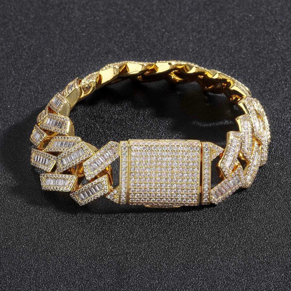 Hip Hop Cuban Link Cubic Zirconia Necklace for Men product image