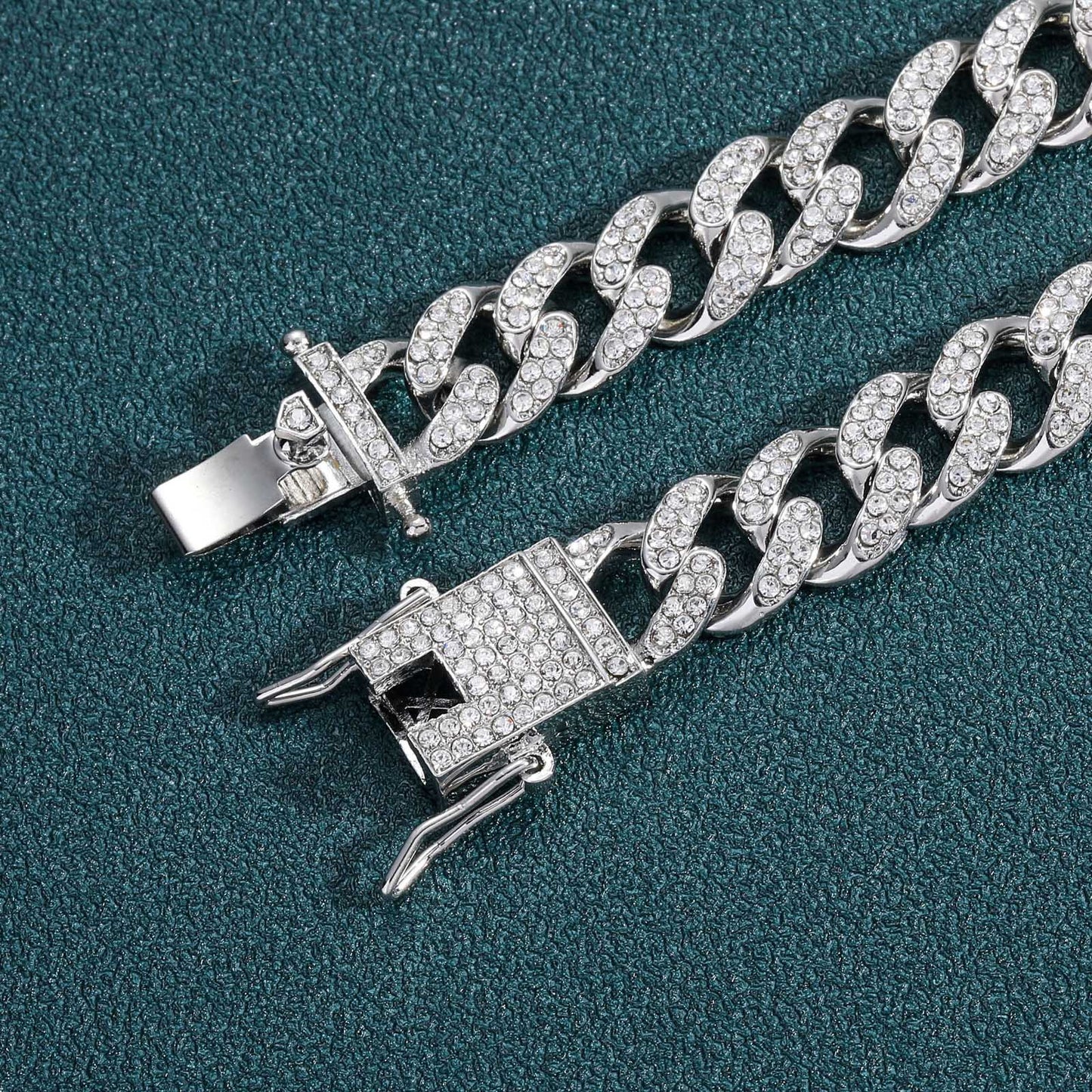Hip Hop Minimalist Cuban Link Alloy Bracelet for Men