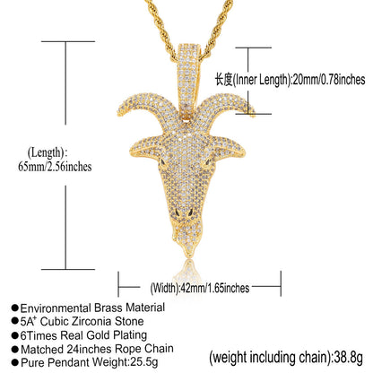 Hip Hop Fashion Copper Necklace for Men and Women