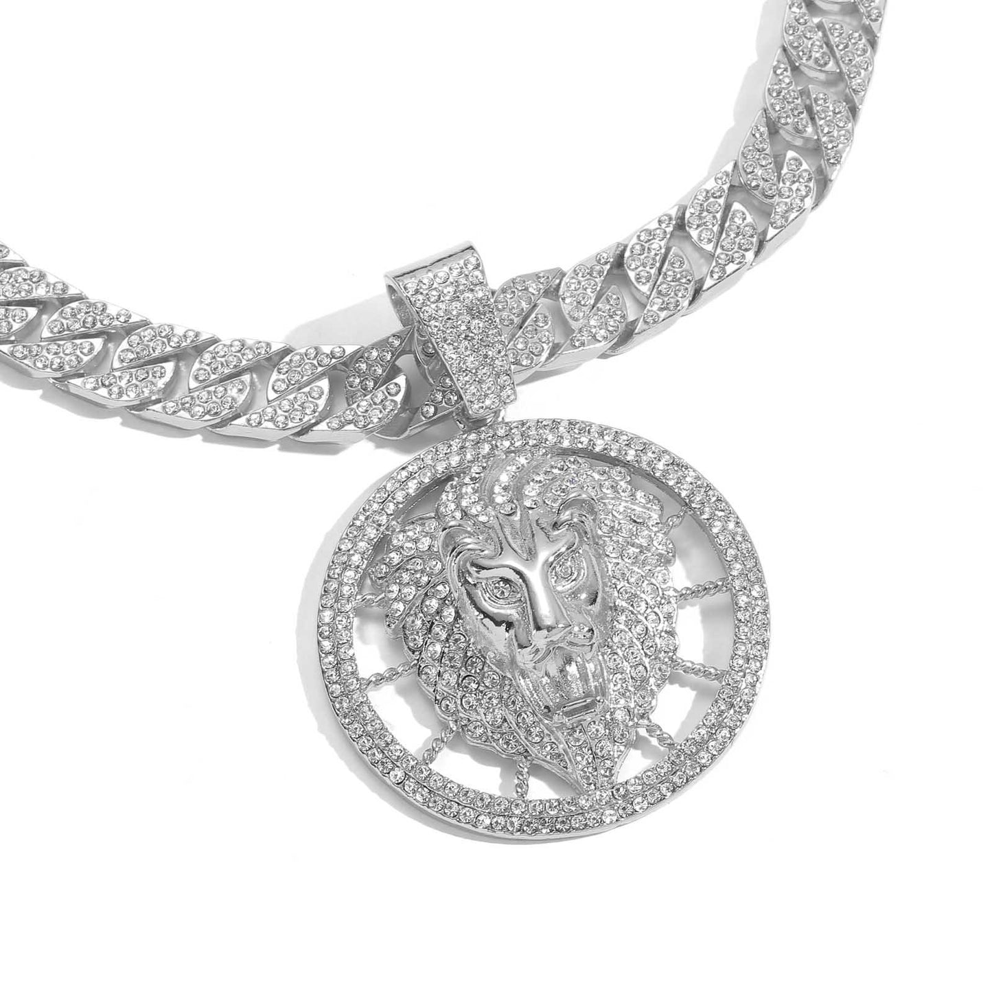 Hip Hop Cuban Link Alloy Bracelet for Men and Women