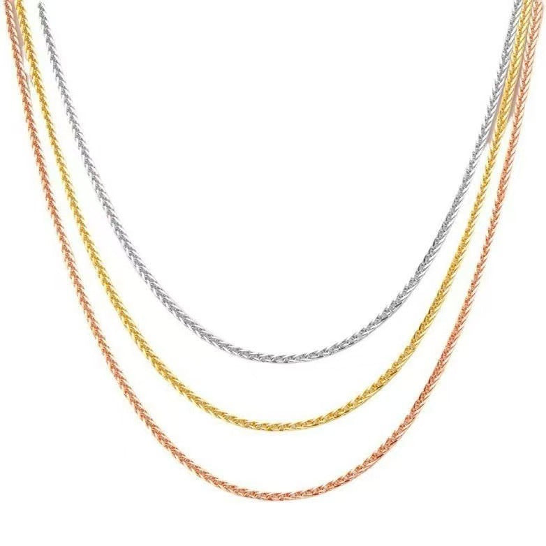 Layered White-Tone Chain Bracelet, Minimal Sparkle Multi-Row Wrist Bracelet for Daily Wear product image