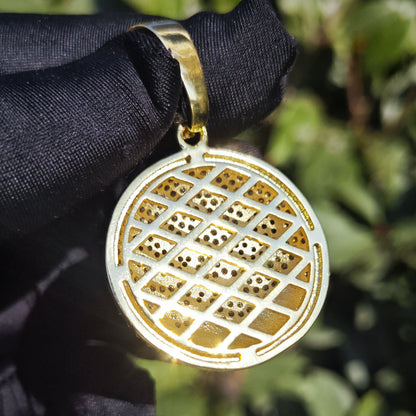 Iced Out Skull Face Pendant Necklace Unisex Hip Hop Statement Chain