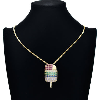 Hip Hop Fashion Copper Pendant Necklace for Men and Women