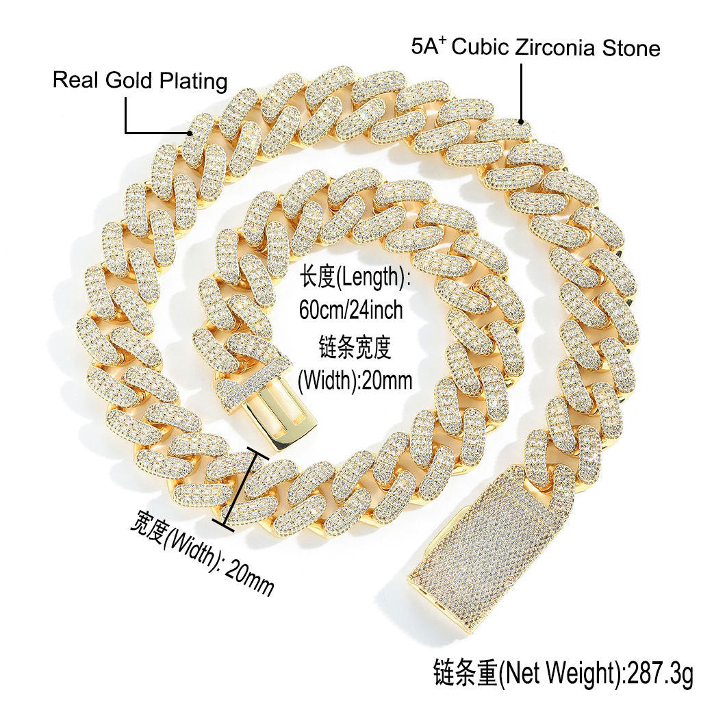 Hip Hop Fashion Copper Necklace for Men