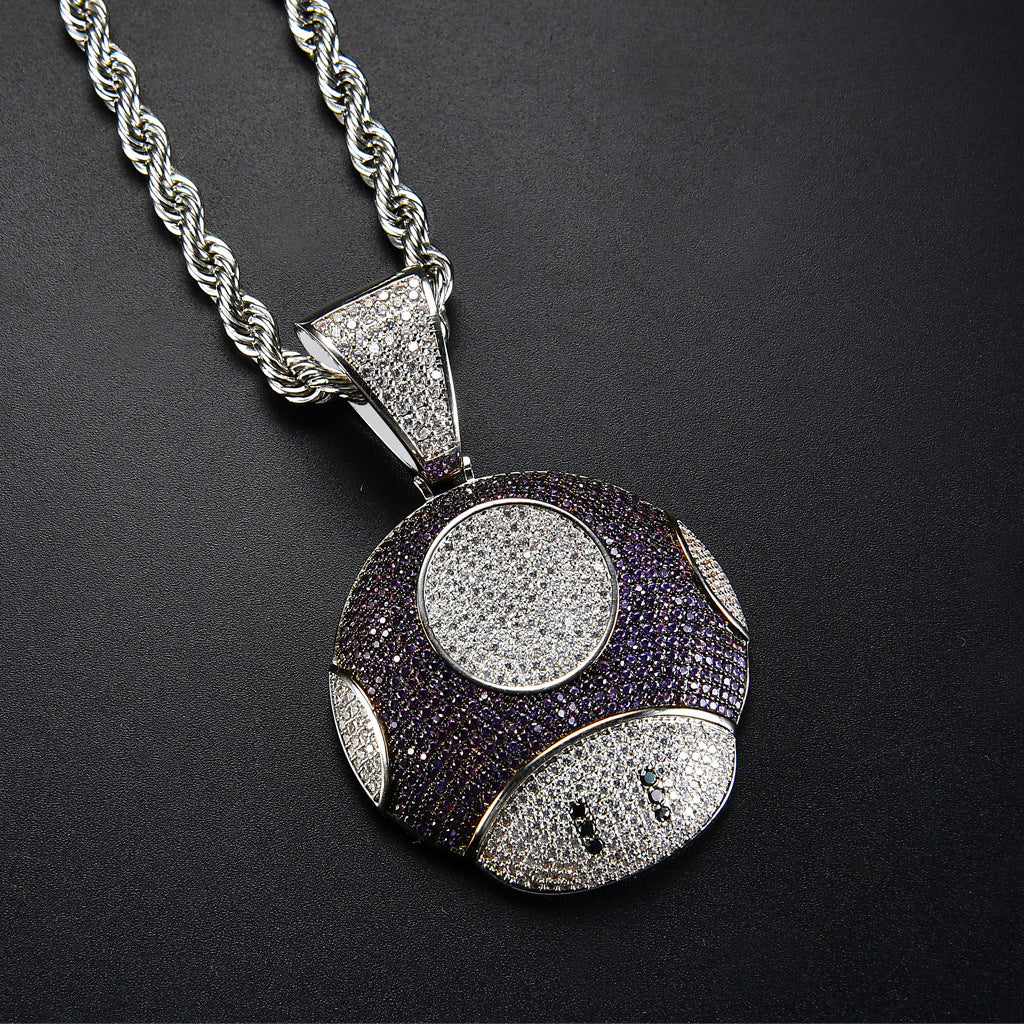 Hip Hop Fashion Copper Pendant Necklace for Men and Women