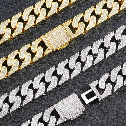 Vintage Light Luxury Cuban Link Copper Bracelet for Men