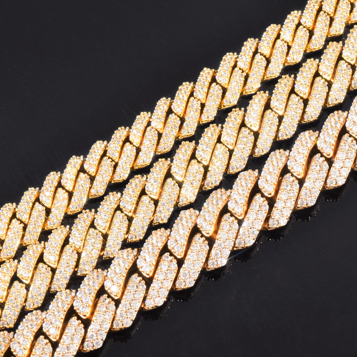 Double Row Oval Cuban Chain for Men product image