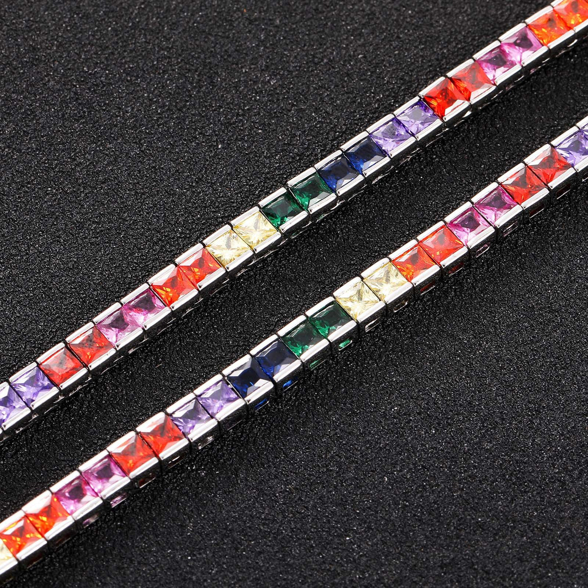 Hip Hop Cuban Link Cubic Zirconia Bracelet for Men product image