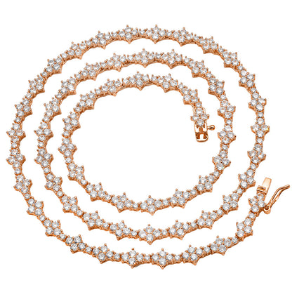 6.5 mm Cluster CZ Tennis Copper Necklace or Bracelet - CHA203