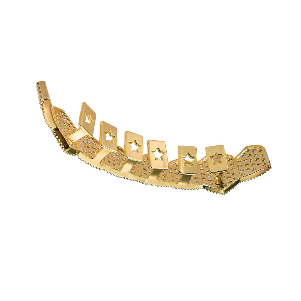 Hip Hop Cuban Link Copper Bracelet for Men and Women