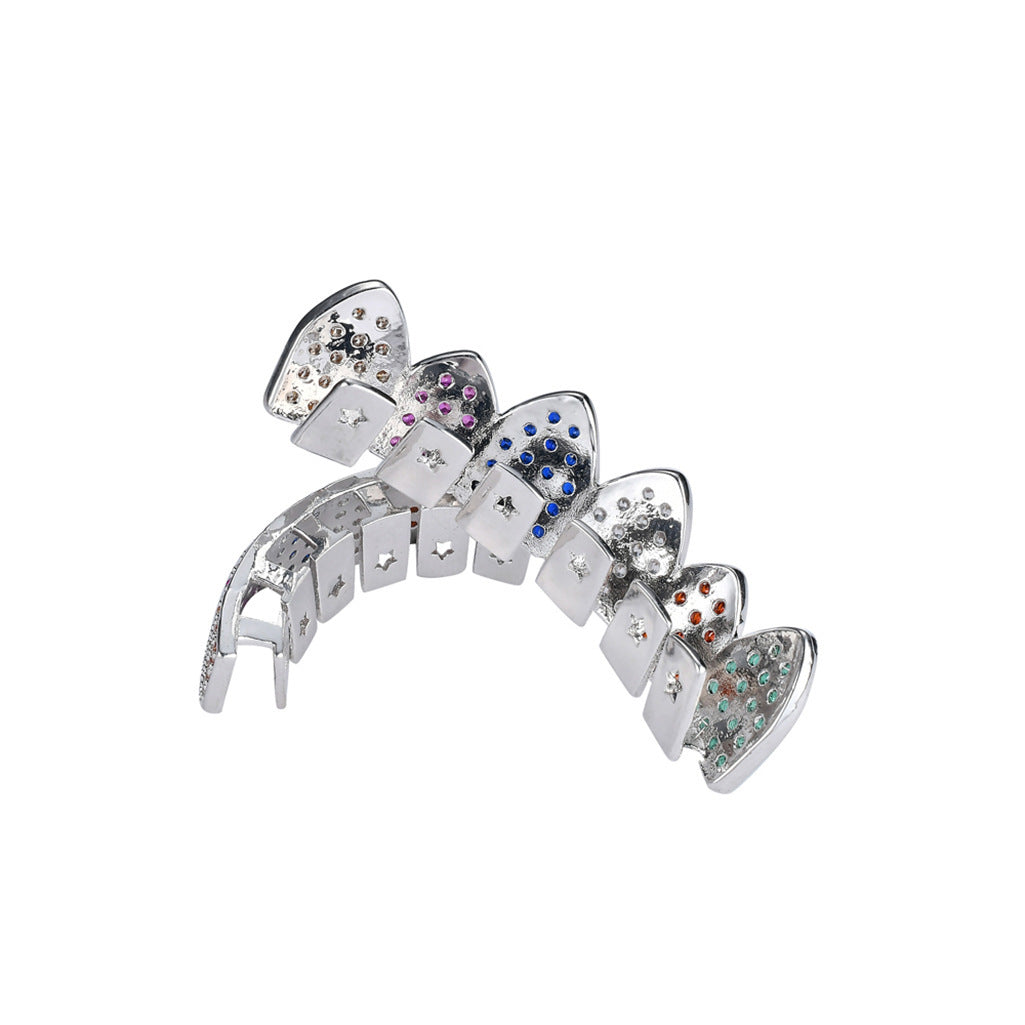 Hip Hop Punk Cuban Link Cubic Zirconia Bracelet for Men and Women