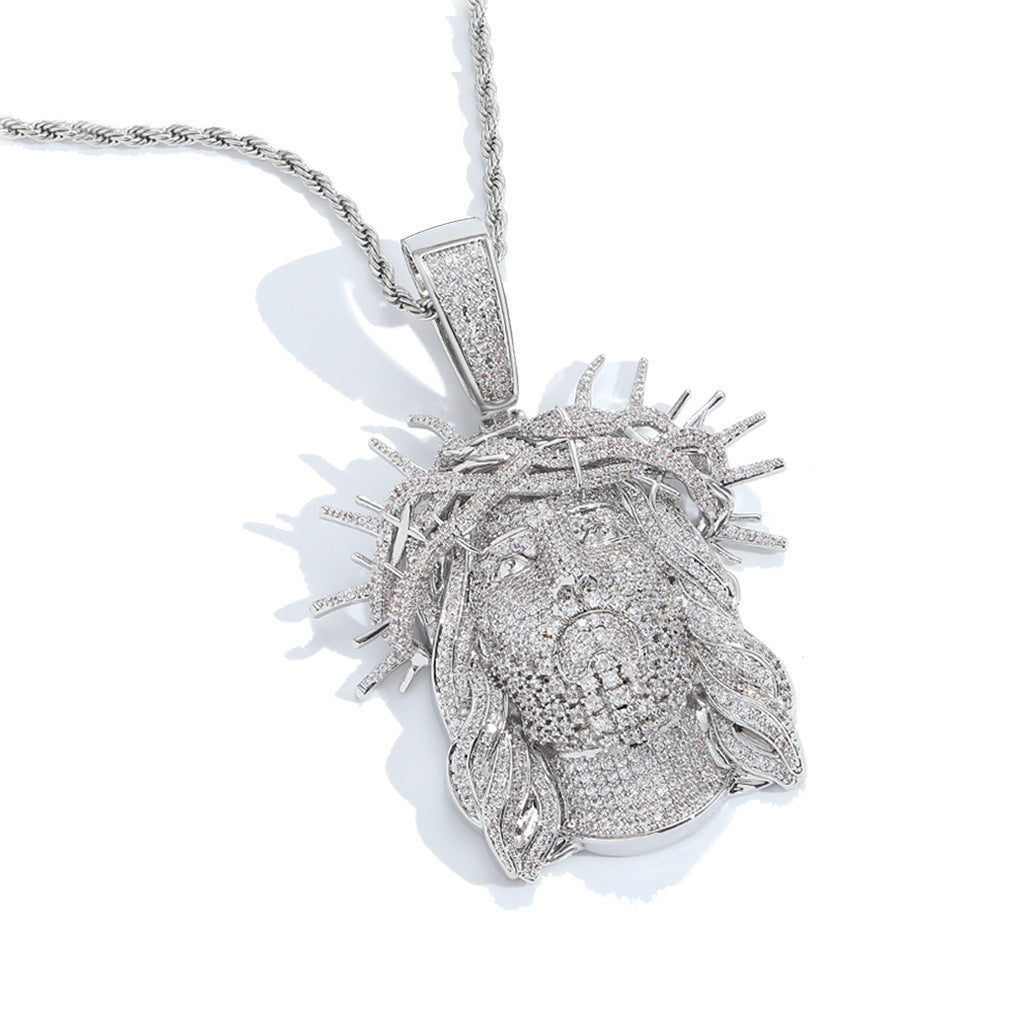 Hip Hop Copper Pendant Necklace for Men and Women