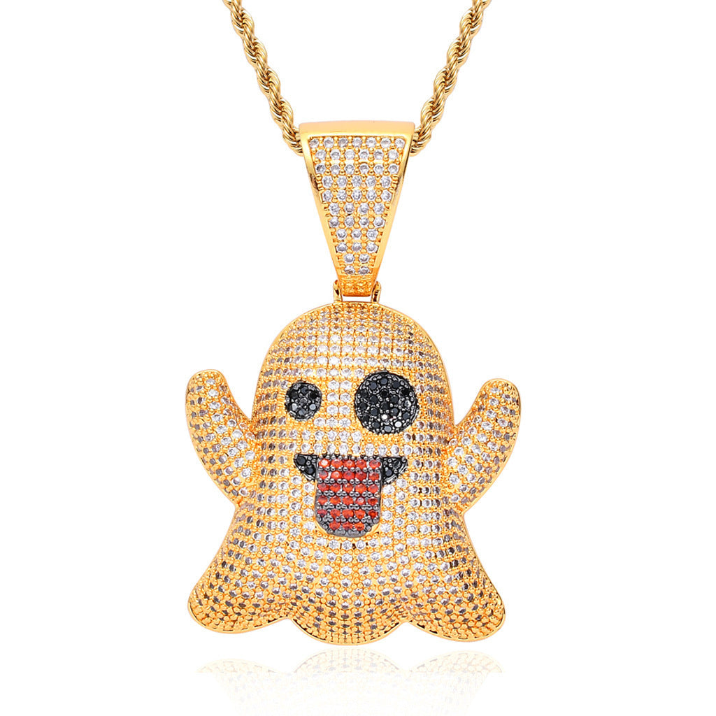 Hip Hop Fashion Copper Pendant Necklace for Men and Women