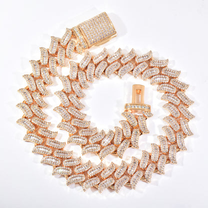 Iced Out Lock Pendant Chain