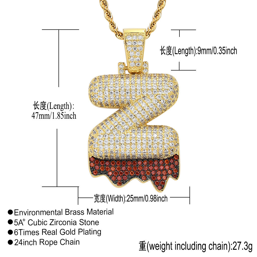 Hip Hop Square Tennis Chain Stainless Steel Bracelet for Men and Women