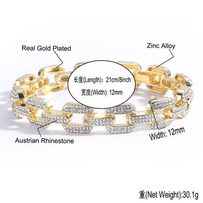 Hip Hop Minimalist Cuban Link Dollar Alloy Pendant Necklace for Men and Women