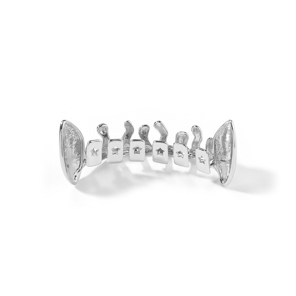 Hip Hop Grillz Mouth Jewelry for Men & Women - Statement Copper Tooth Cap in Gold or Silver Tone