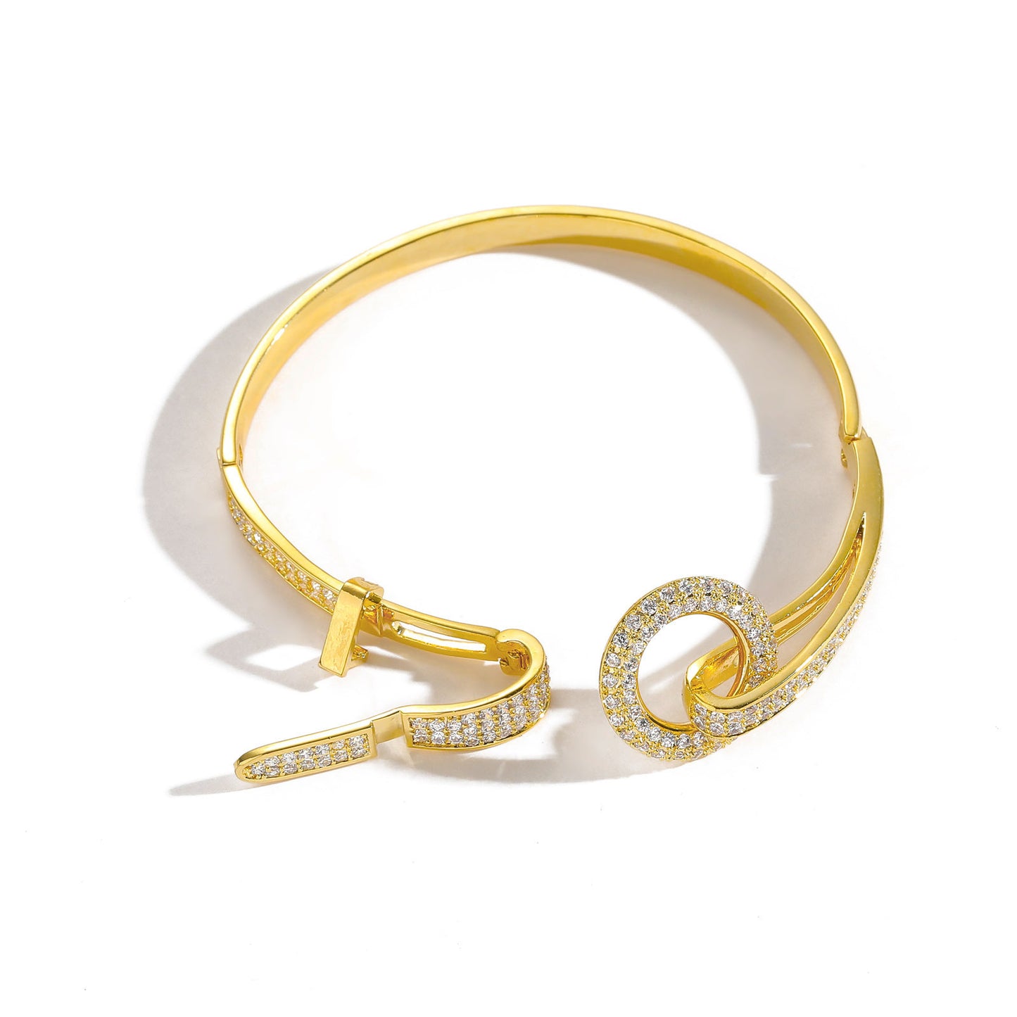 Hip Hop Cuban Link Copper Bracelet for Men and Women