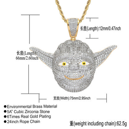 Hip Hop Fashion Stainless Steel Pendant Necklace for Men and Women