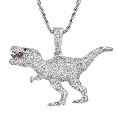 Hip Hop Cuban Link Bubble Cubic Zirconia Necklace for Men and Women