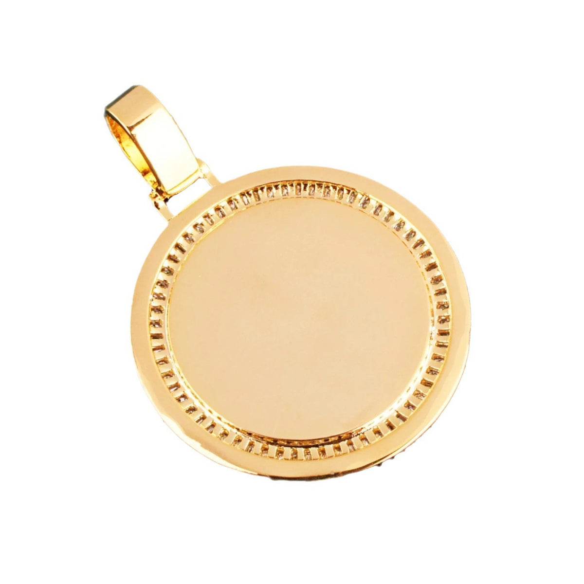 Unisex Iced Out Photo Frame Pendant Necklace product image